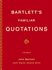 Amazon.com order for
Bartlett's Familiar Quotations
by John Bartlett