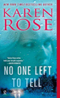 Amazon.com order for
No One Left to Tell
by Karen Rose